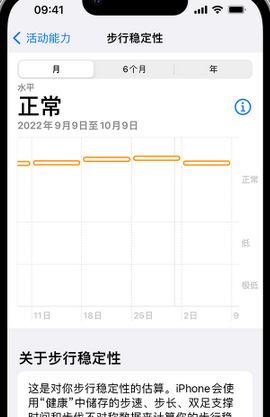 城子河iPhone手机维修如何在iPhone开启'步行稳定性通知'