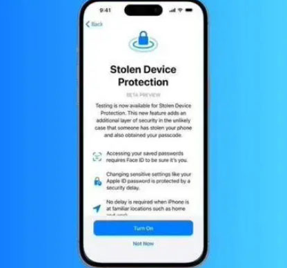 城子河苹果授权维修店分享被盗设备保护功能开启方法 