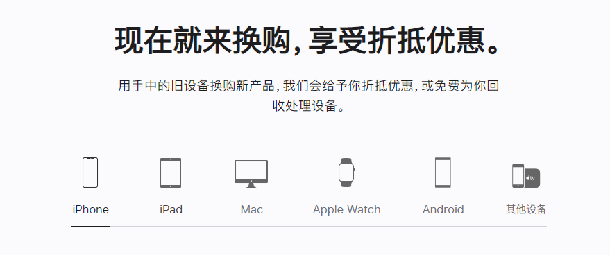 城子河苹果手机维修分享iPhone以旧换新的去处 