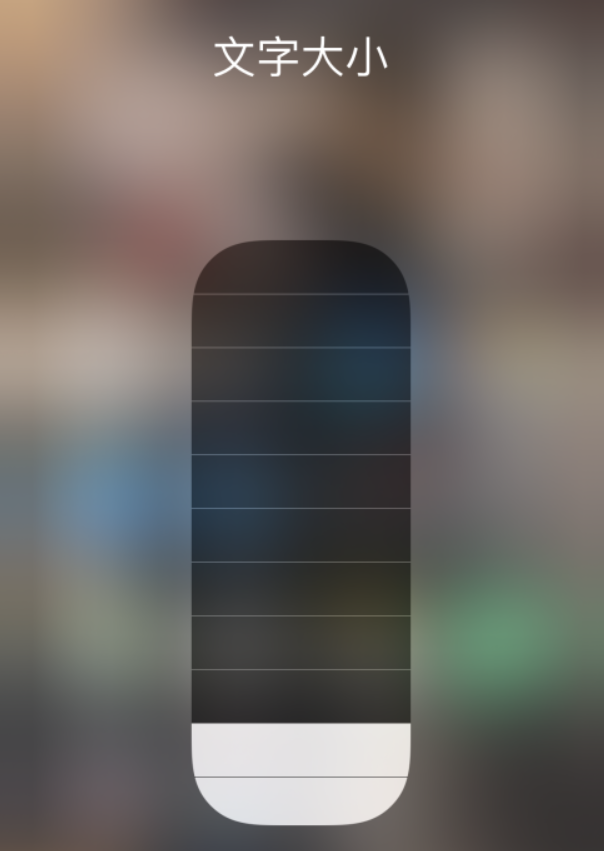 城子河苹果手机维修分享小技巧：在 iPhone 控制中心快速调节字体大小 