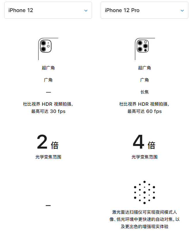 城子河苹果手机维修分享苹果 iPhone 12 与 iPhone 12 Pro 选哪款 